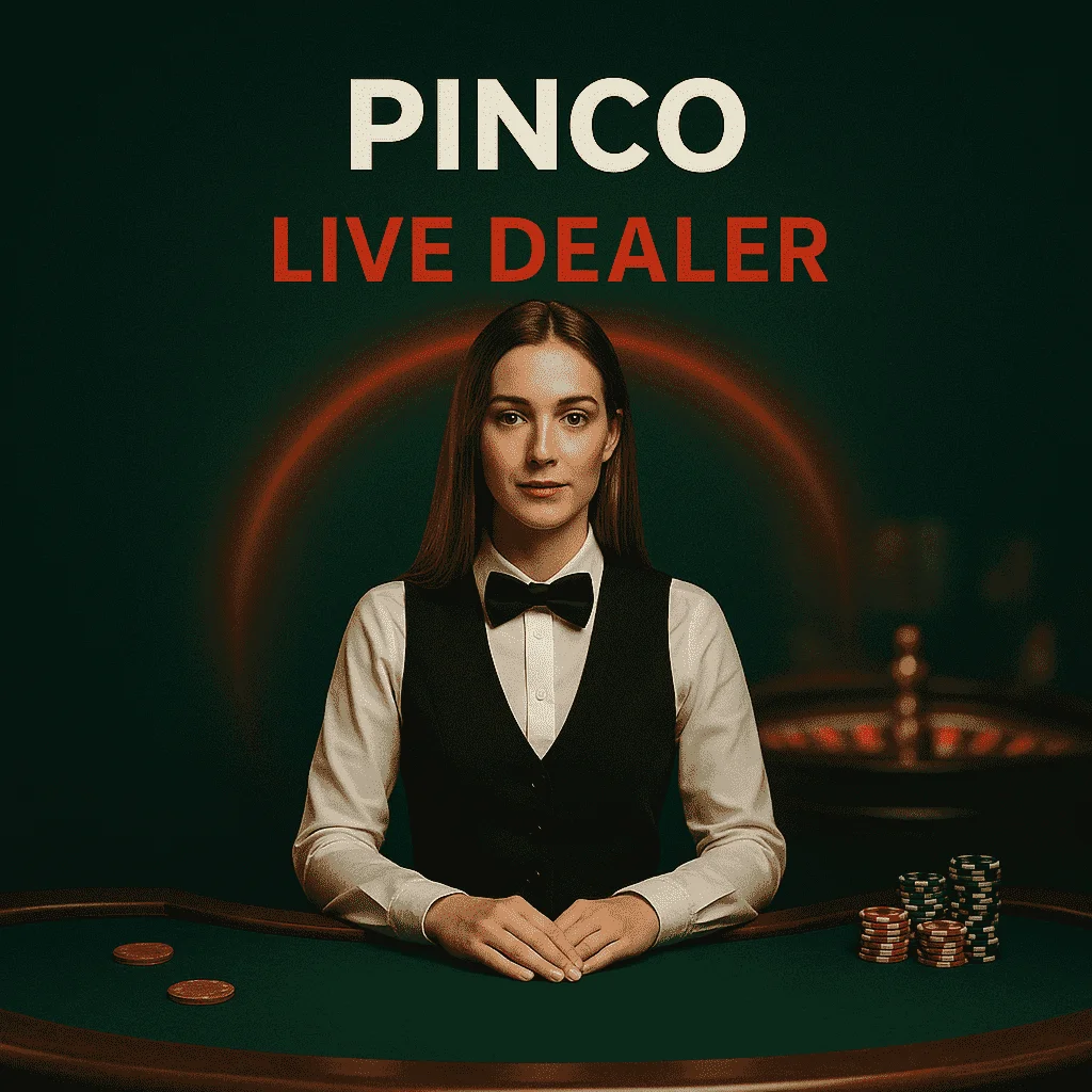 Pinco Live Dealer — живой дилер за столом